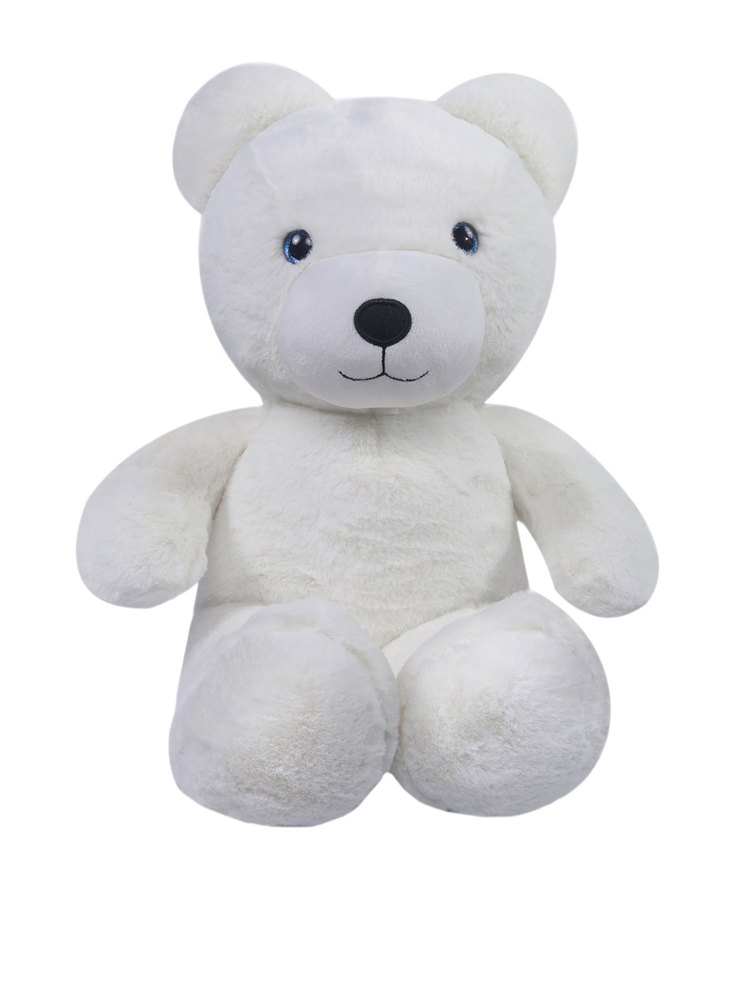 

lAZY BABY Kids Velvet The Funny Bear Super Soft Toy, White