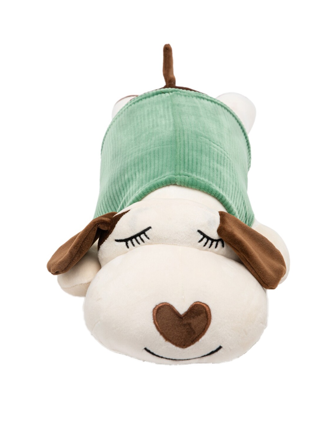 

lAZY BABY Kids Super Soft Dog Tshirt Toy, White