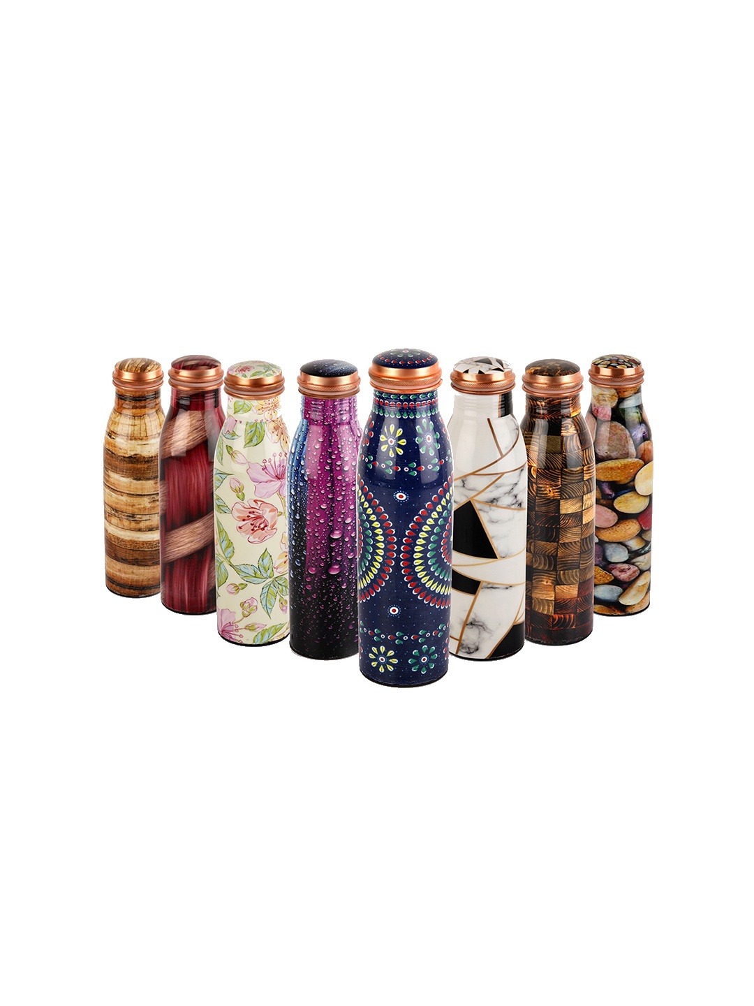 

Cello Brown Woody Themed Printed Good Earth Copper Water Bottle 1L