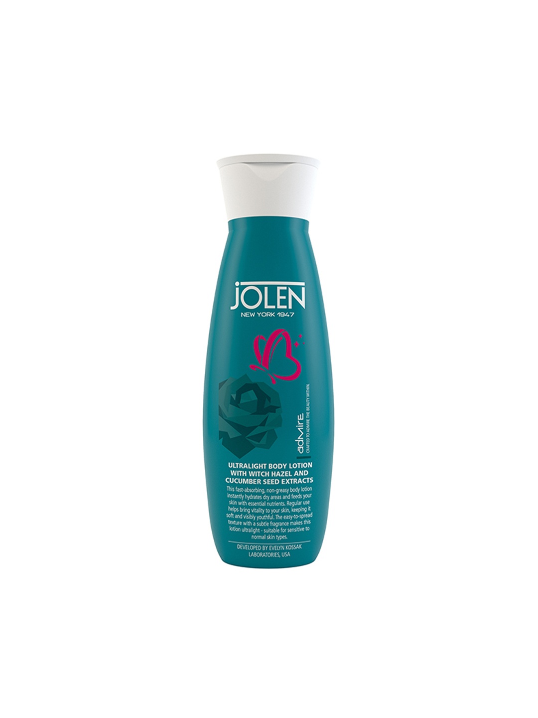 

Jolen New York Ultralight Body Lotion with Witch Hazel and Cucumber Seed Extracts 200ml, Off white