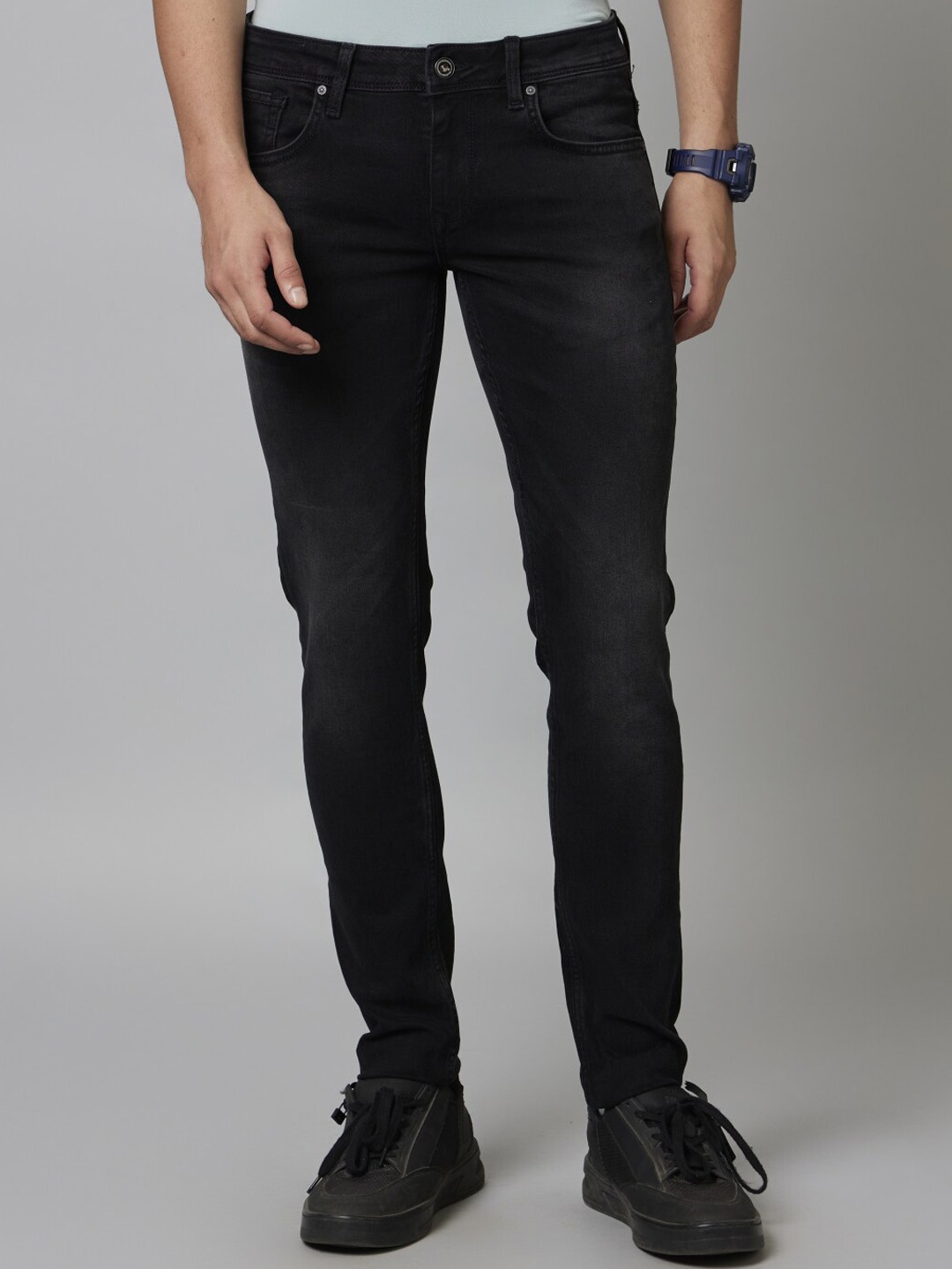 

Celio Jean Skinny Fit Clean Look Cotton Jeans, Black