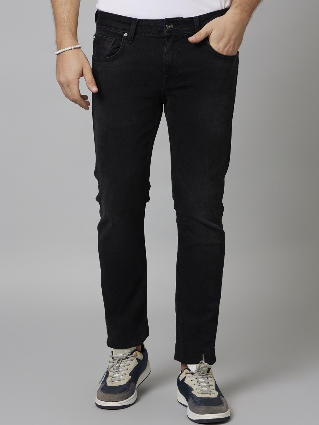 

Celio Jean Slim Fit Clean Look Cotton Jeans, Black