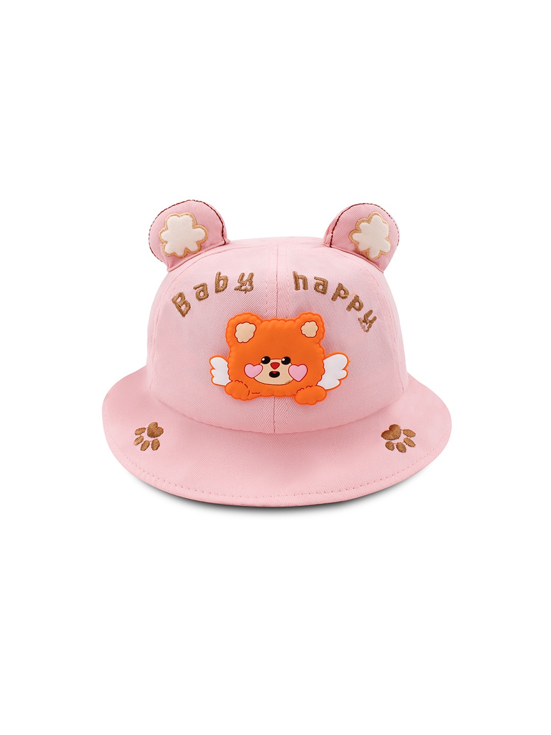 

JENNA Kids Happy Cat Sun Hat, Pink