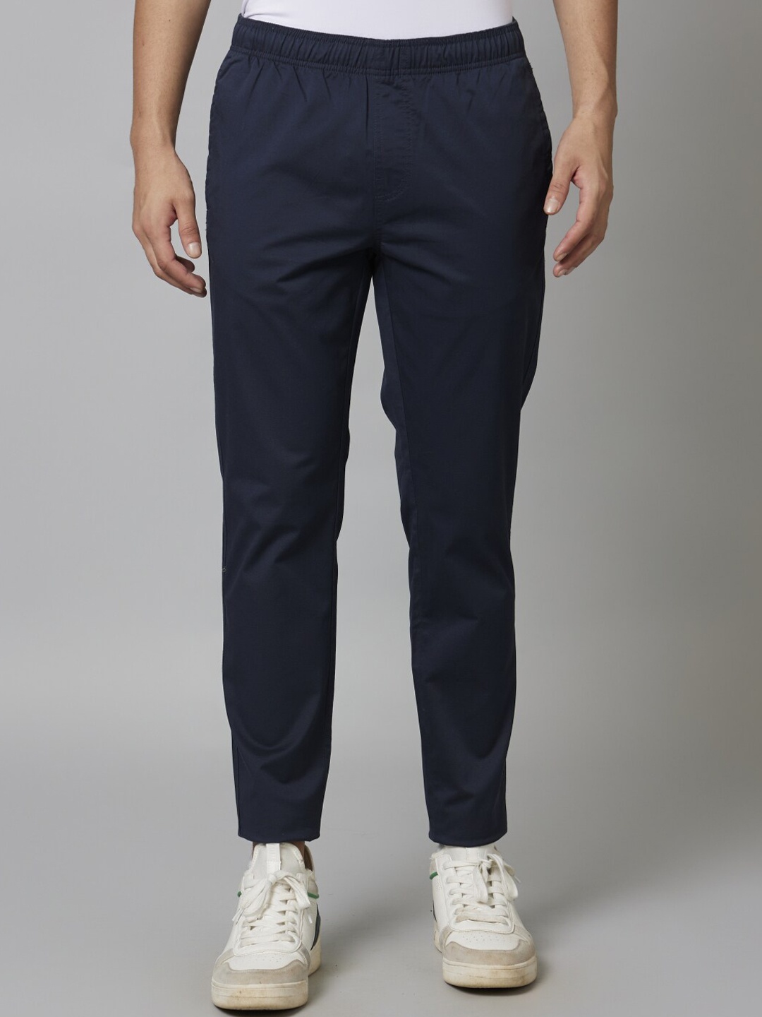 

Celio Men Classic Slim Fit Cotton Chino Trousers, Navy blue
