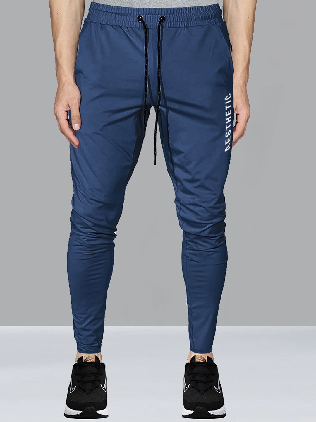 

AVOLT Men Slim-Fit Rapid-Dry Track Pants, Blue