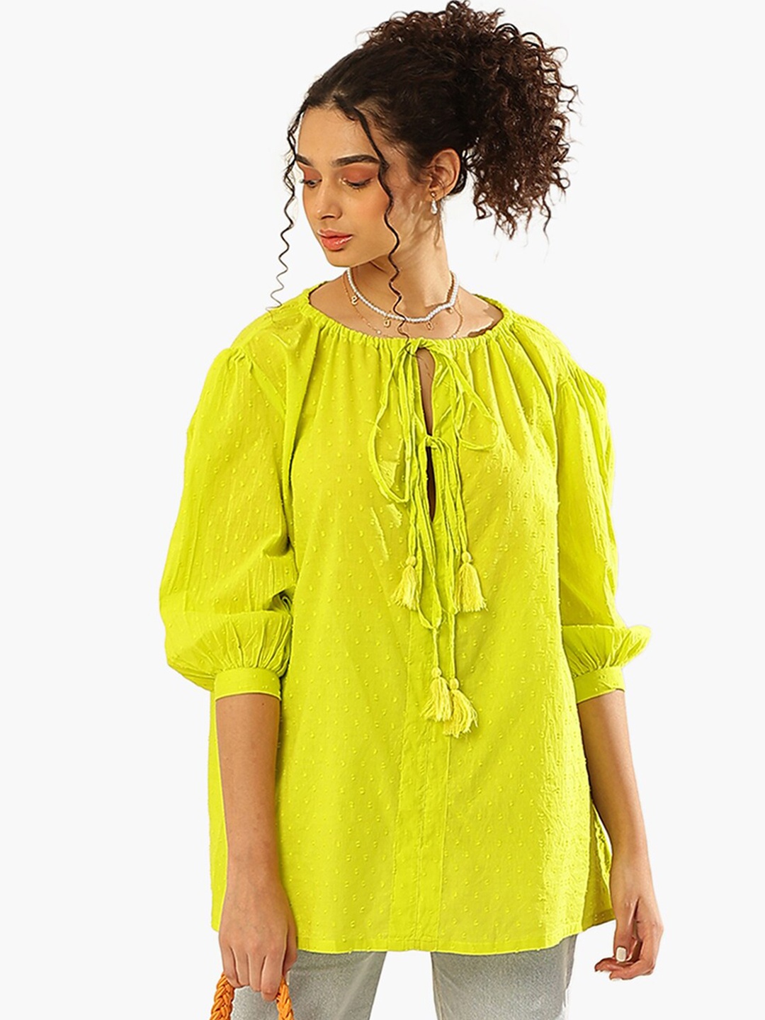 

Virgio Women Green Anarkali Kurta