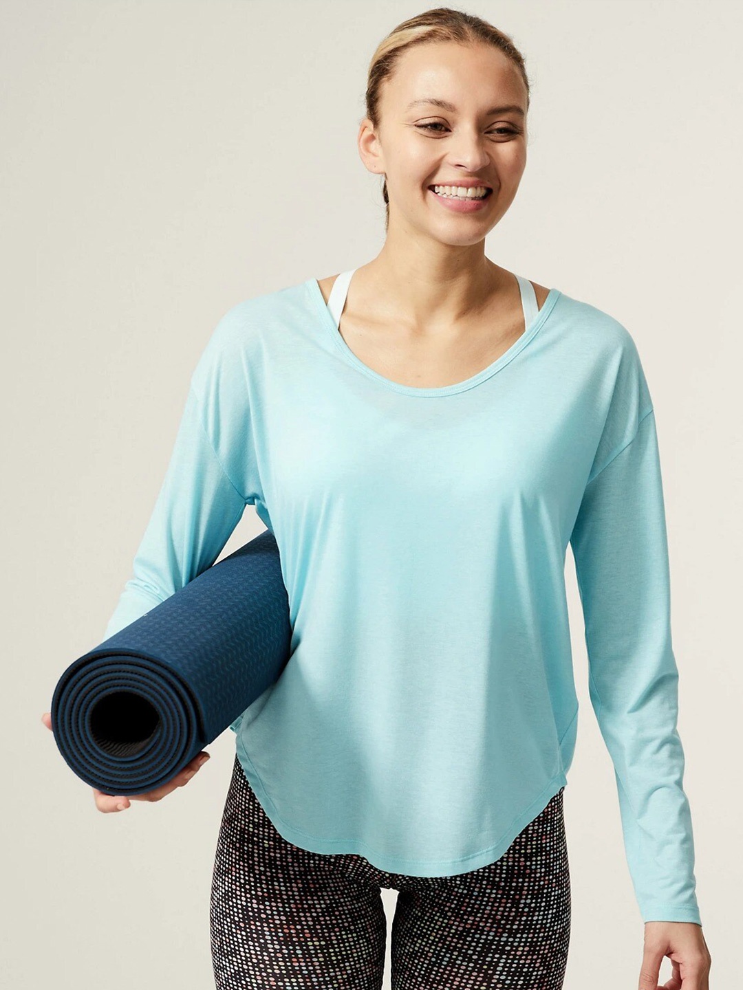 

Marks & Spencer Styled Back Top, Blue