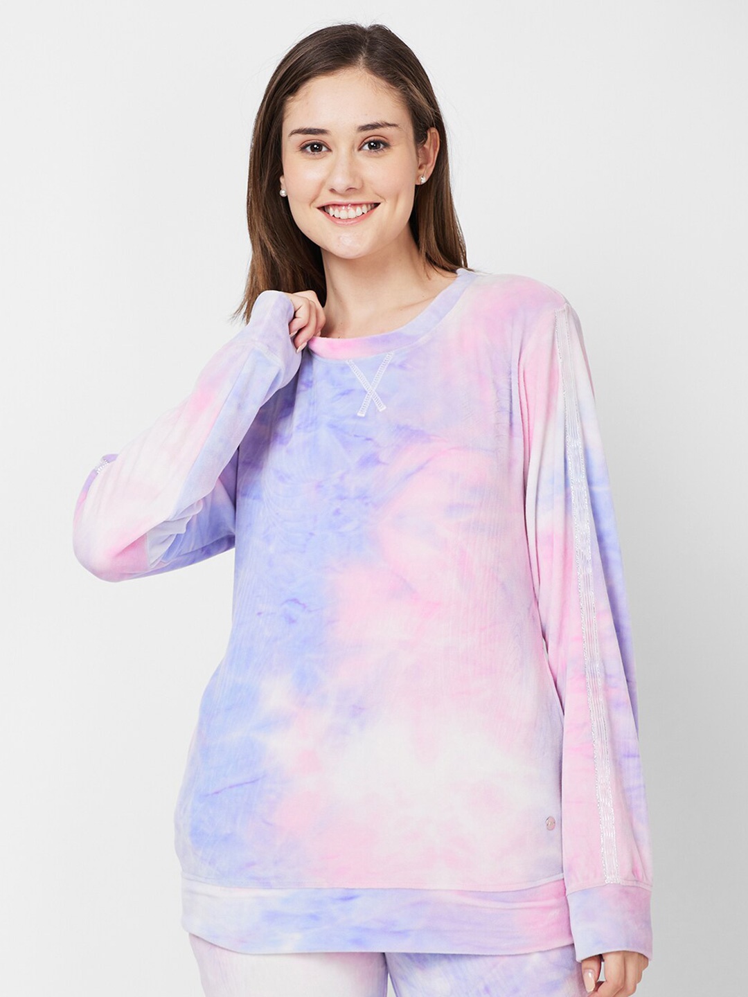 

XIN Tie & Dyed Sweatshirt, Pink