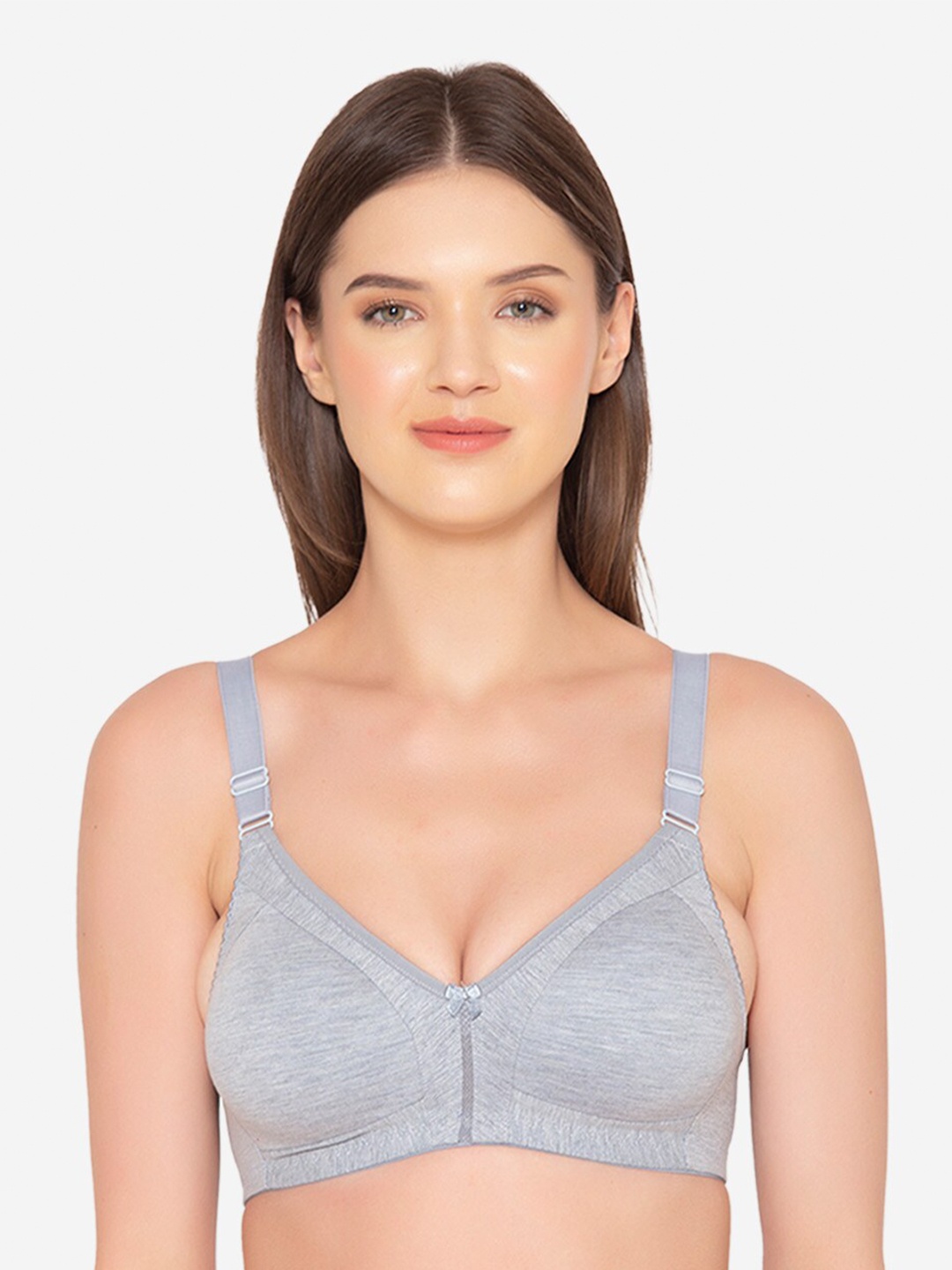 

GROVERSONS Paris Beauty Full Coverage Everyday Bra With All Day Comfort, Grey