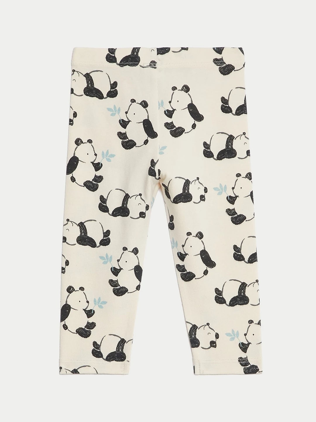 

Marks & Spencer Girls Printed Ankle Length Leggings, Cream