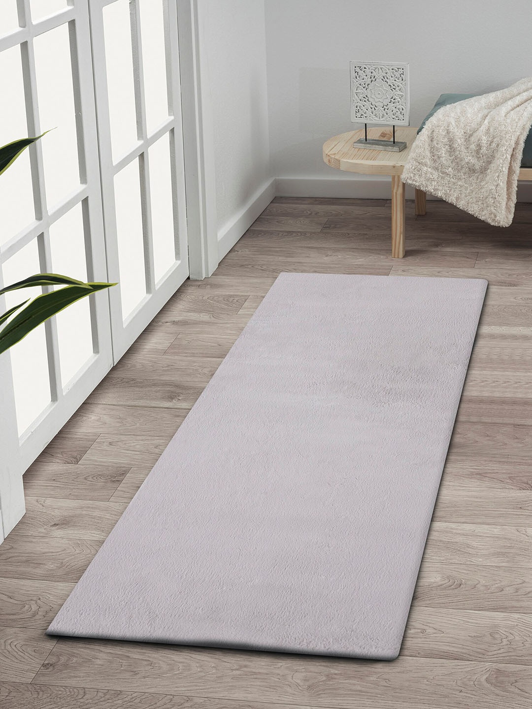 

OBSESSIONS Grey Rectangle Floor Runner