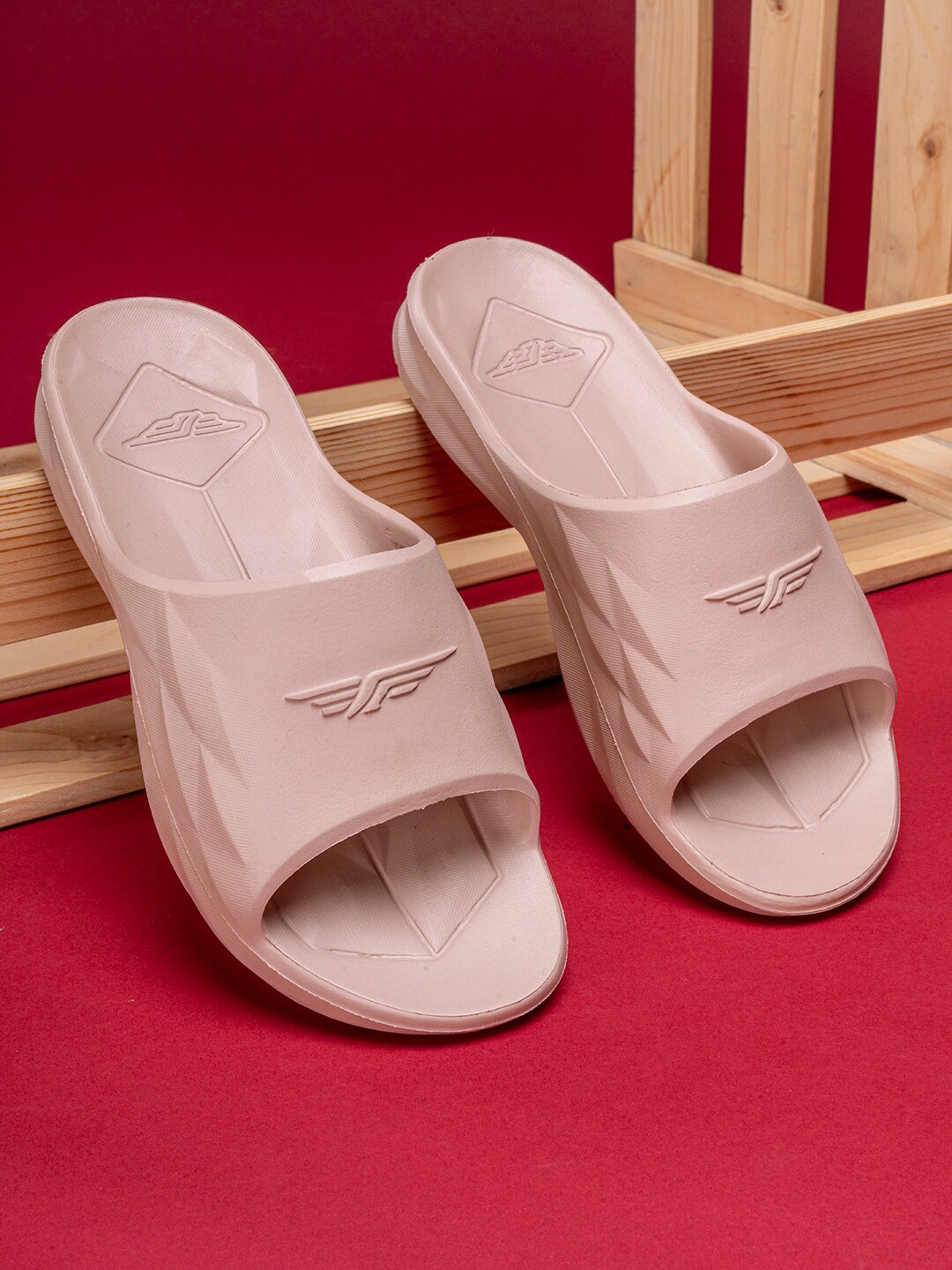 

Red Tape Women Open Toe Sliders, Pink