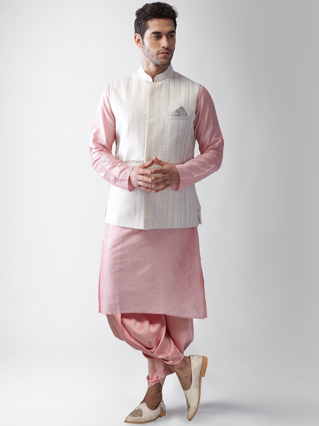 

KISAH Kurta With Dhoti Pants, White