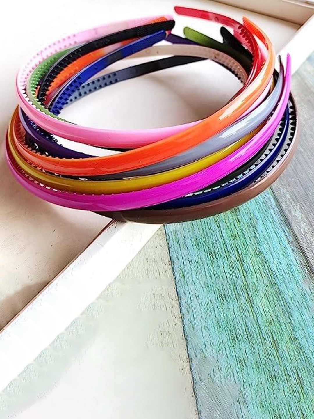 

DN Creation Set Of 10 Skinny Hairbands, Assorted