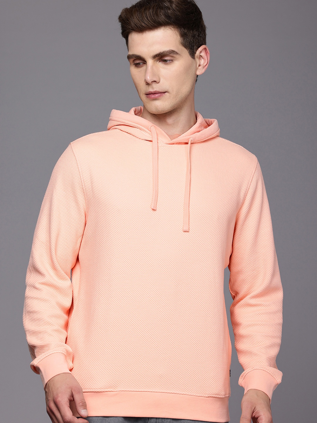 

Allen Solly Sport Hooded Sweatshirt, Peach