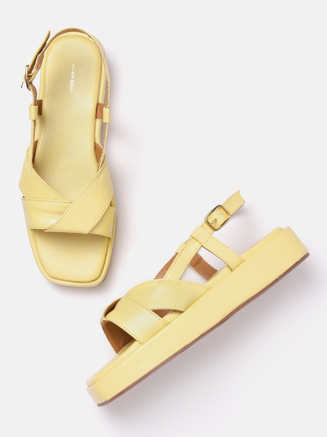 

Allen Solly Women Open Toe Flats, Yellow