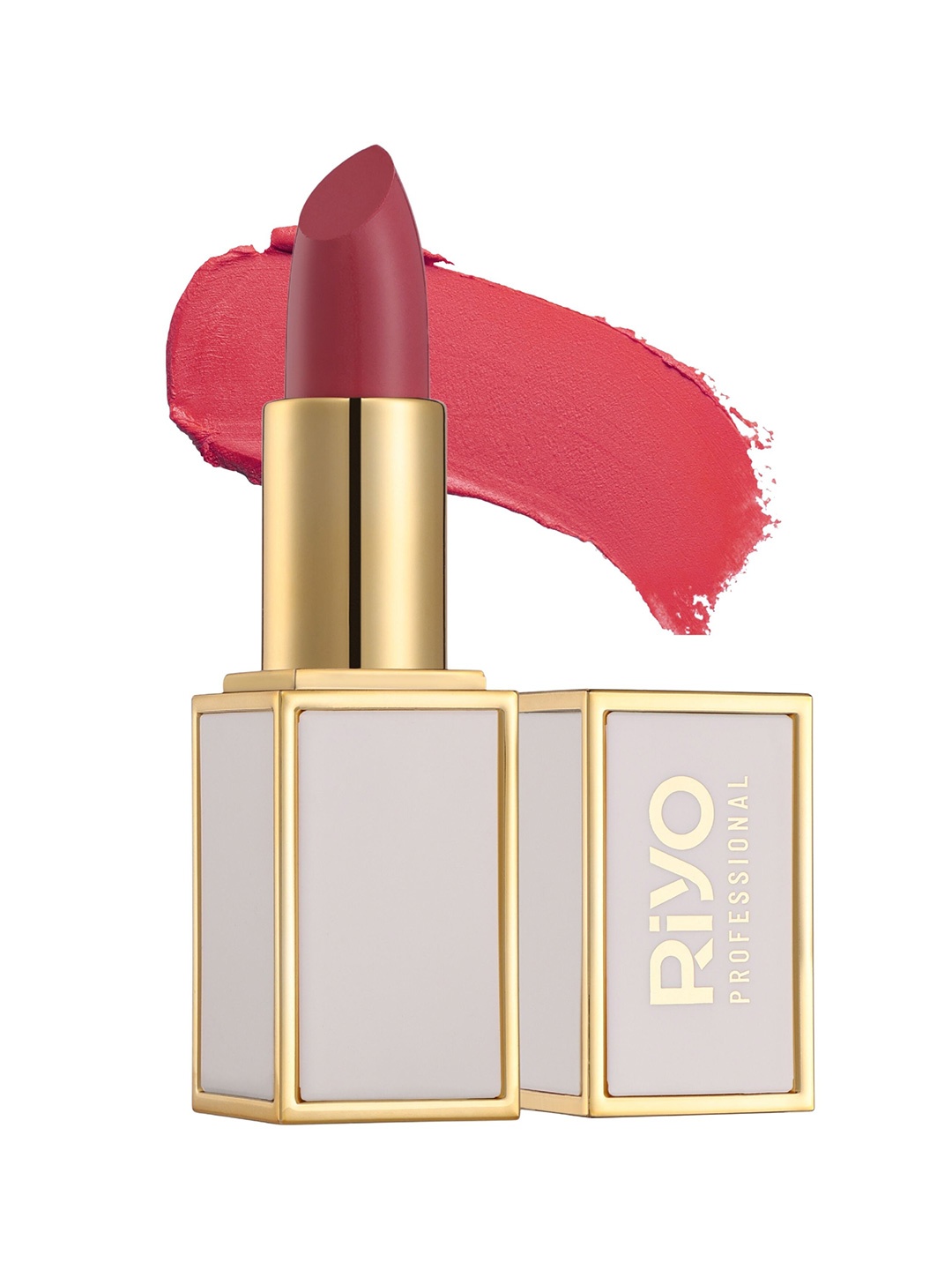 

Riyo Herbs Creme Matte Bullet Lipstick Finch - Pink Robins 308