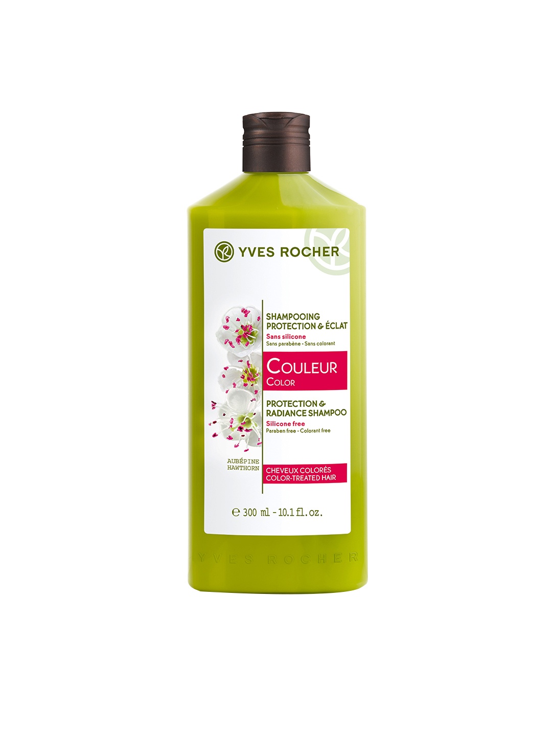 

YVES ROCHER Color Protection & Radiance Shampoo For Color-Treated Hair 300 Ml, Green