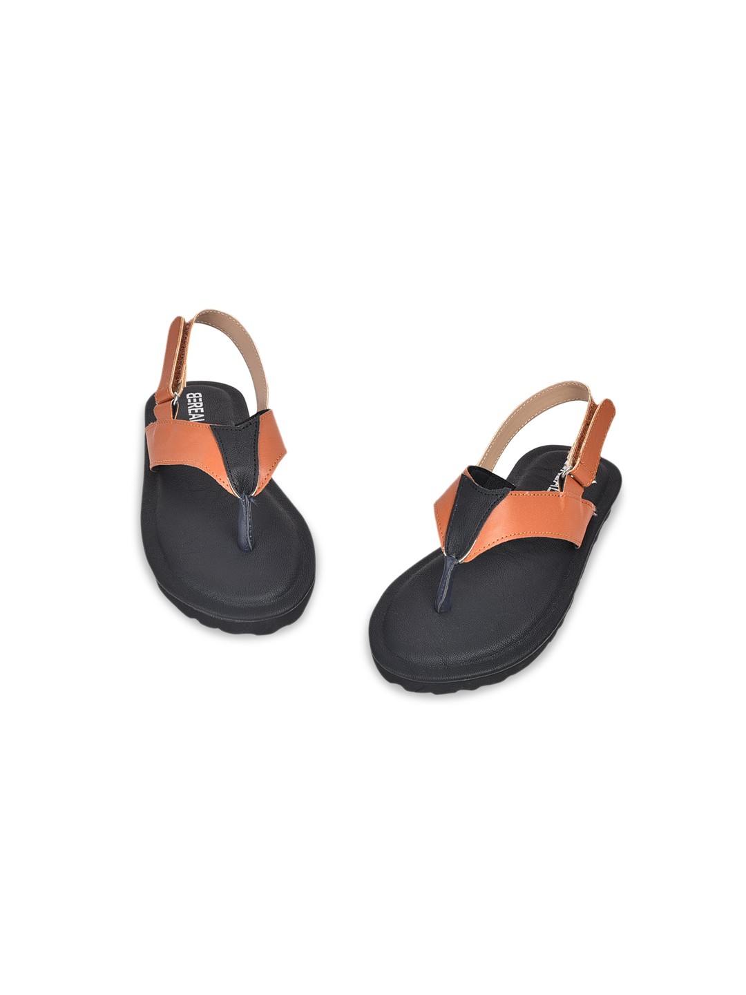

BEREAL Boys WILD WALKERS Comfort Sandals With Velcro Closure, Black