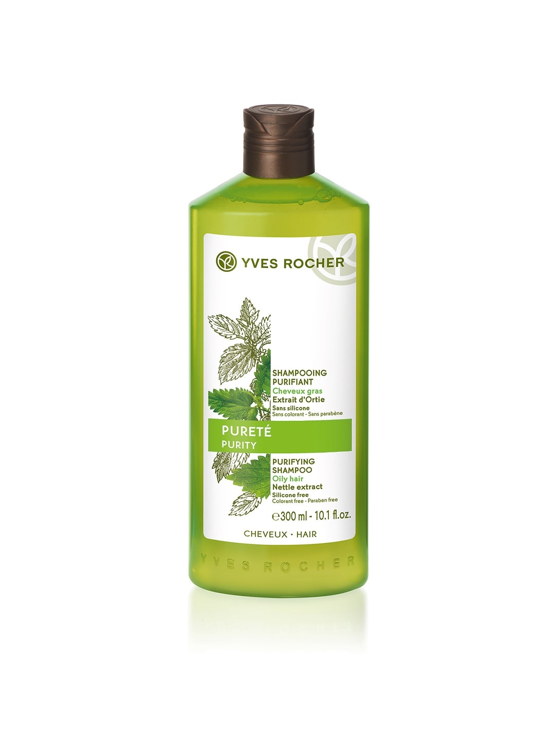 

YVES ROCHER Purity Purifying Shampoo For Oily Hair 300 Ml, Green