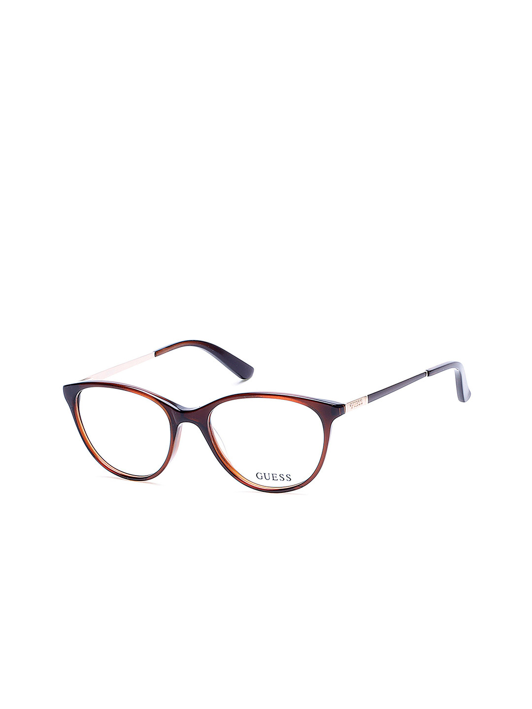 

GUESS Women Full Rim Cateye Frames, Brown