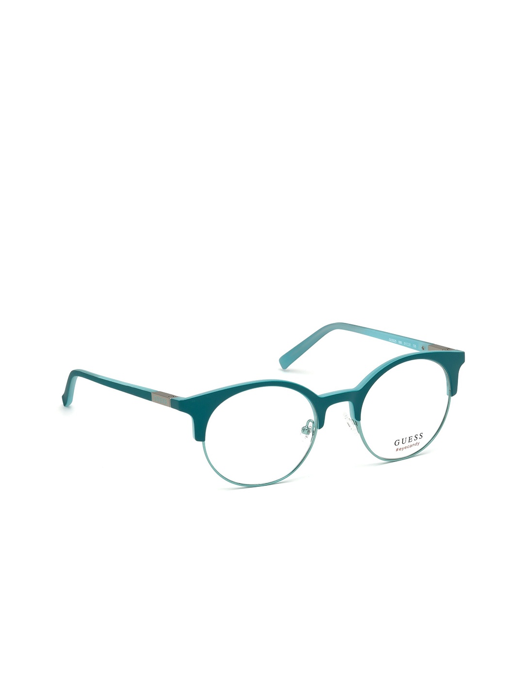 

GUESS Women Half Rim Oval Frames, Blue