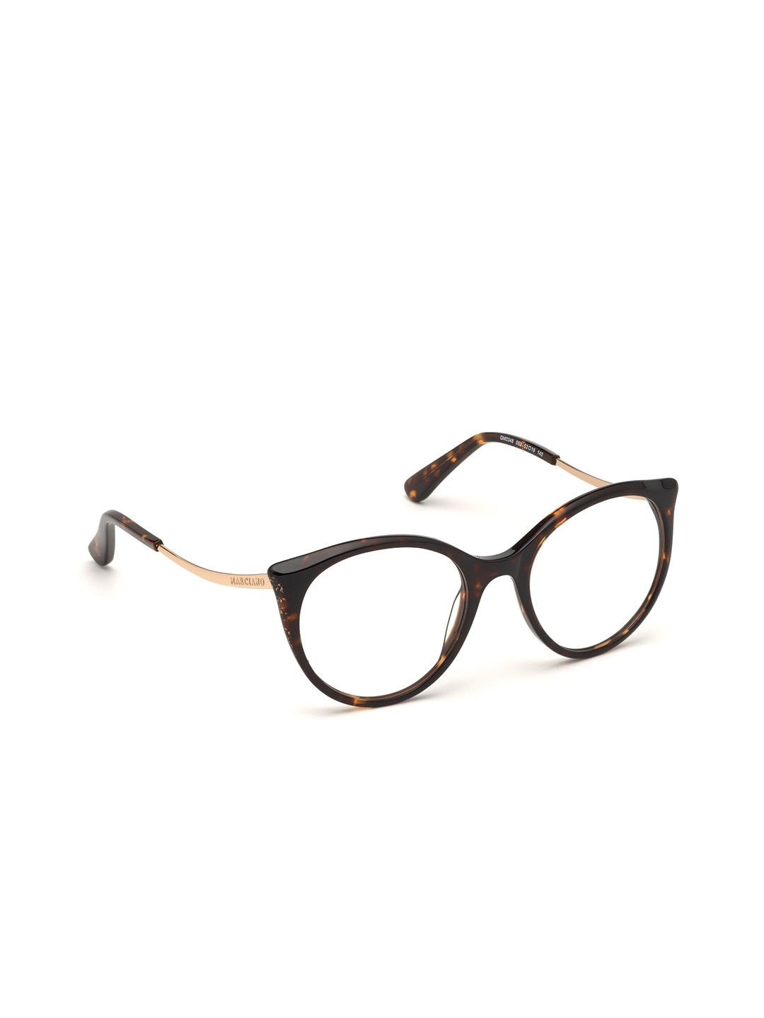 

GUESS Women Full Rim Round Frames, Brown