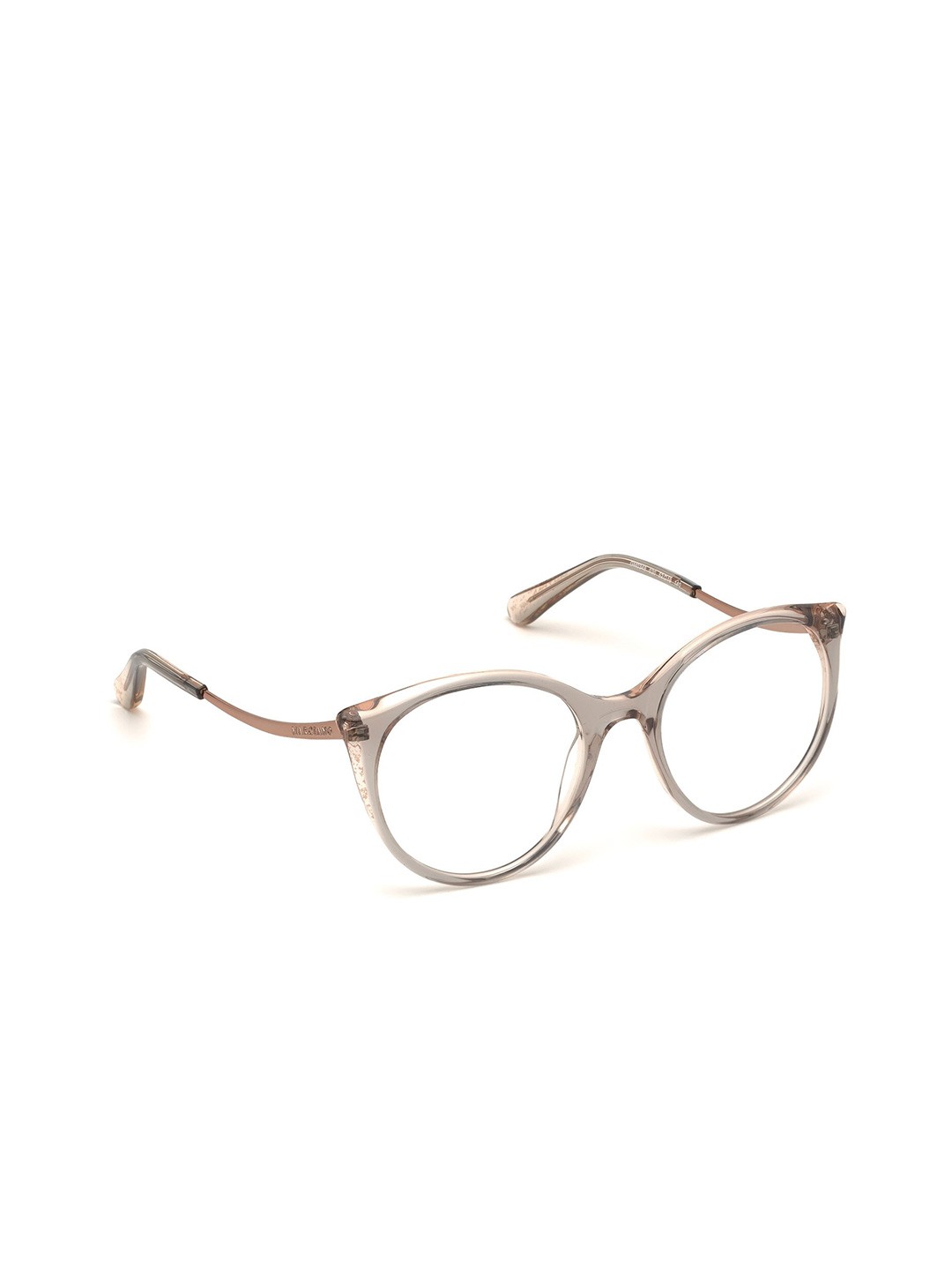 

GUESS Women Full Rim Round Frames, Transparent