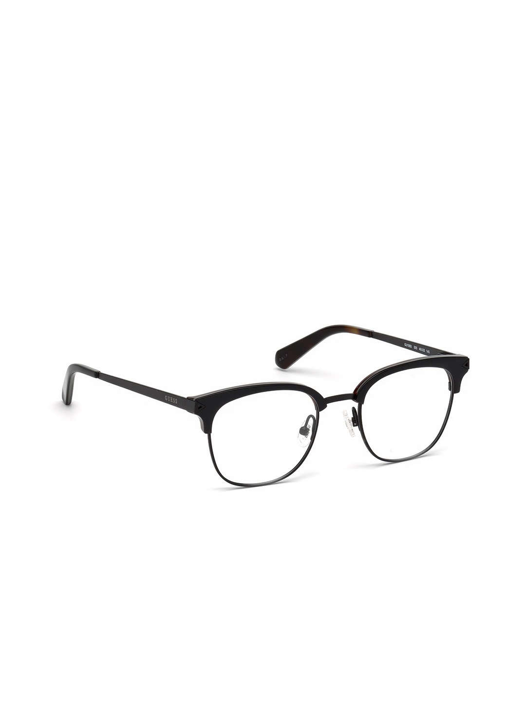 

GUESS Men Full Rim Round Frame, Black