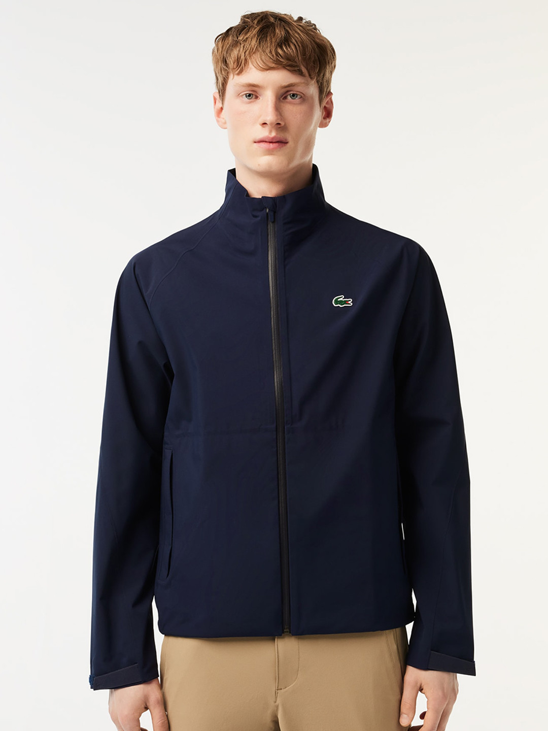 

Lacoste Water Resistant Sporty Jacket, Navy blue