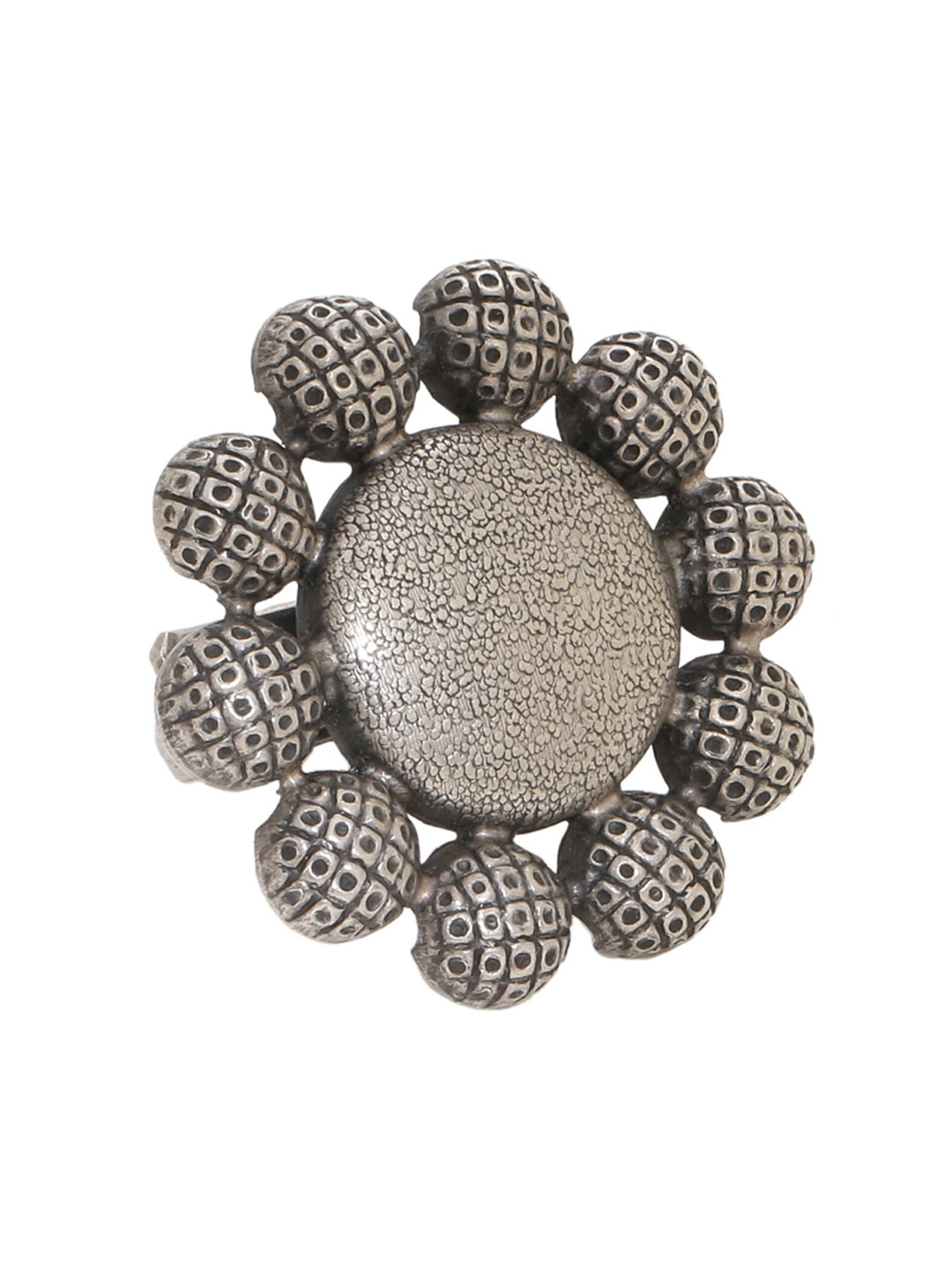 

Silvermerc 925 Sterling Silver Adjustable Oxidised Ring