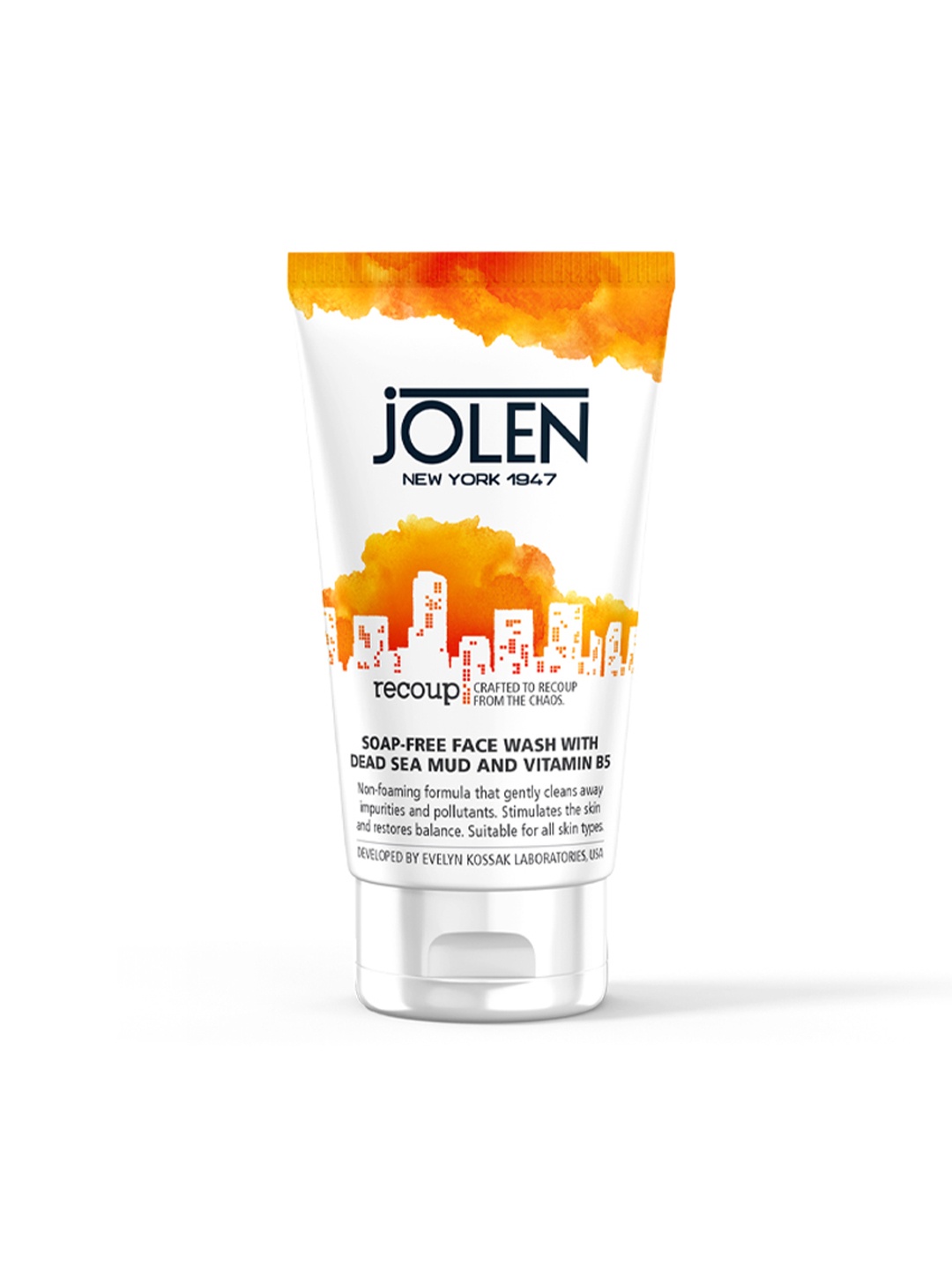 

Jolen New York Recoup Dead Sea Mud and Vitamin B5 Soap-Free Face Wash - 125ml, White