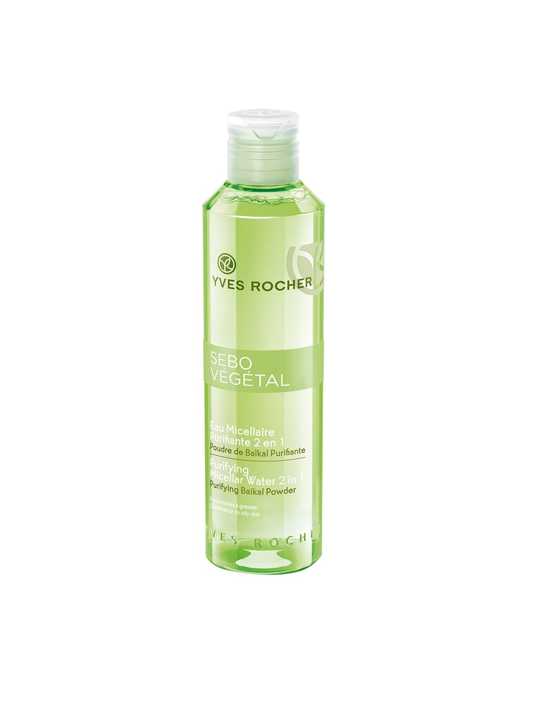 

YVES ROCHER Sebo Vegetal Purifying Micellar Water 2-in-1 200 ml, Green