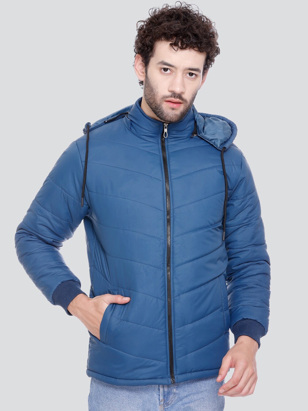

SPORTIZM Men Lightweight Padded Jacket, Blue