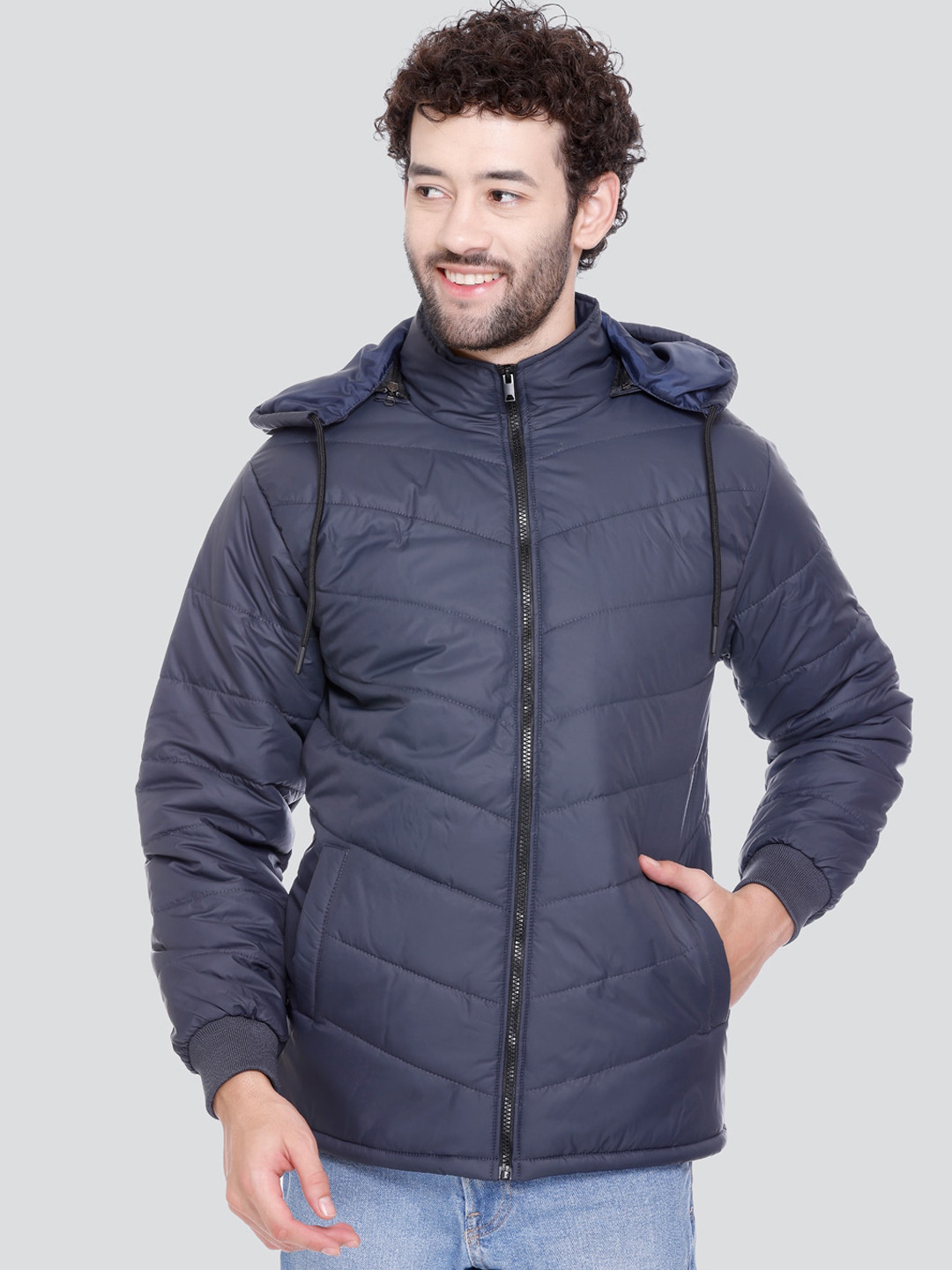 

SPORTIZM Men Maroon Camouflage Lightweight Padded Jacket