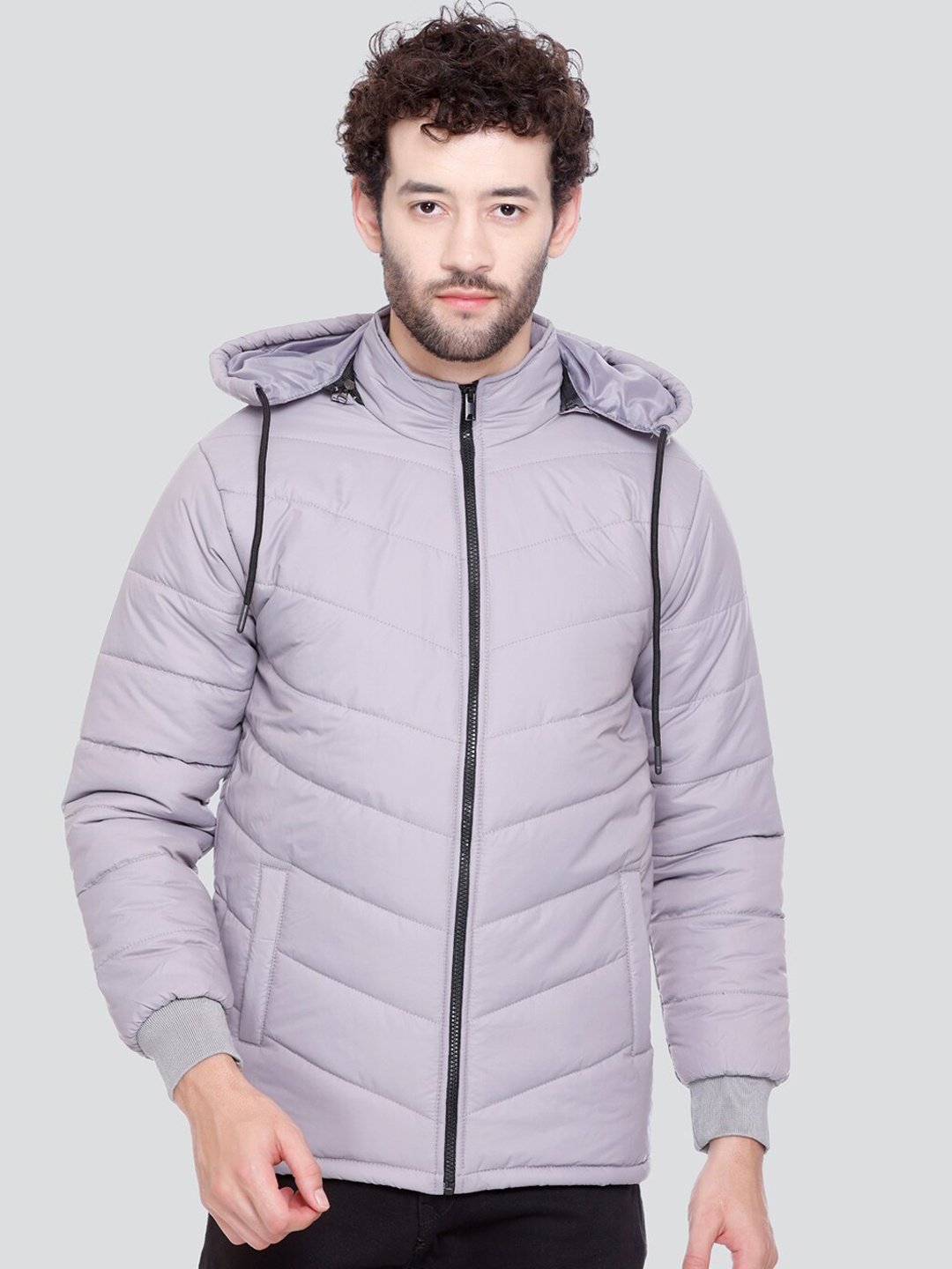 

SPORTIZM Men Lightweight Padded Jacket, Grey