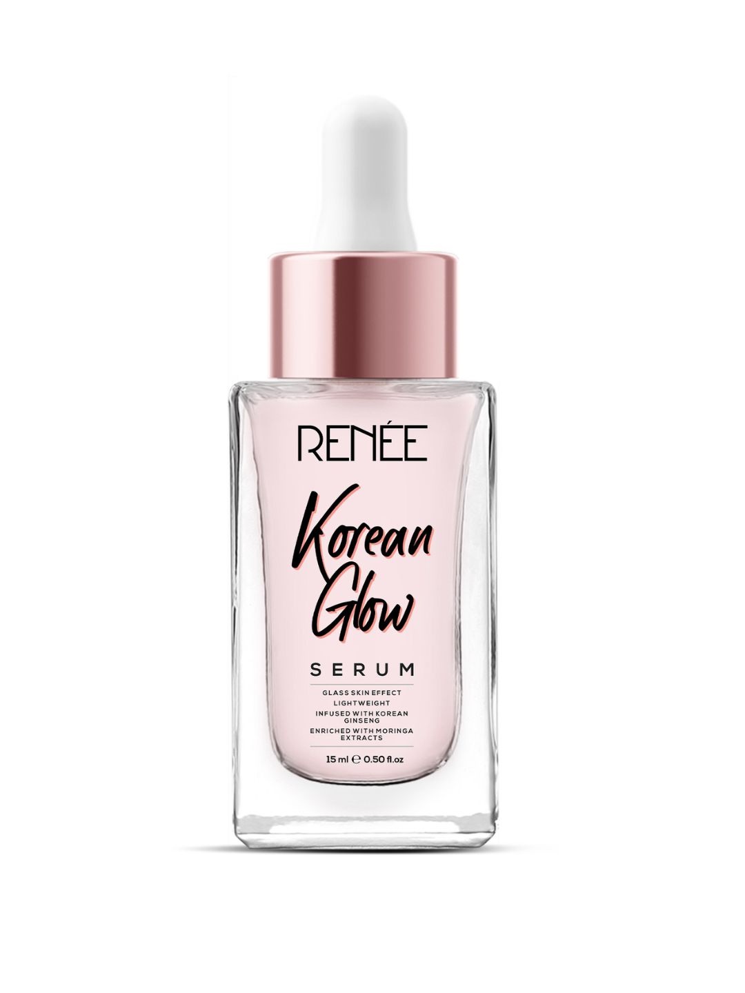 

RENEE Korean Glow Lightweight Serum with Ginseng & Moringa - 15 ml, Pink