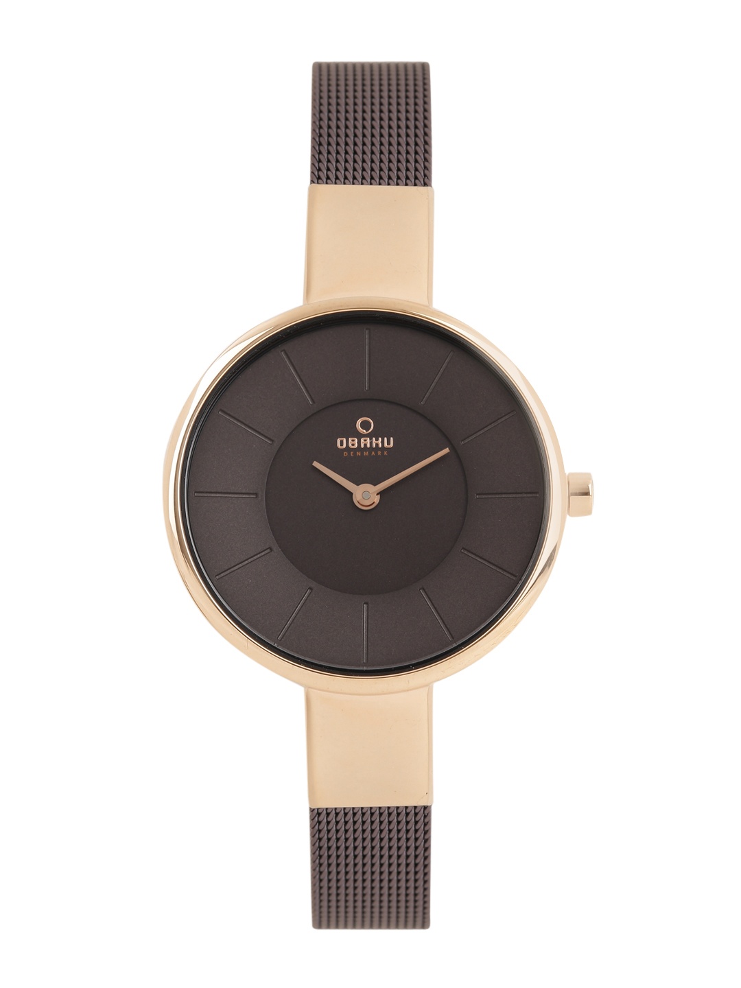 

Obaku Women Brown SOL WALNUT Analogue Watch V149LXVNMN