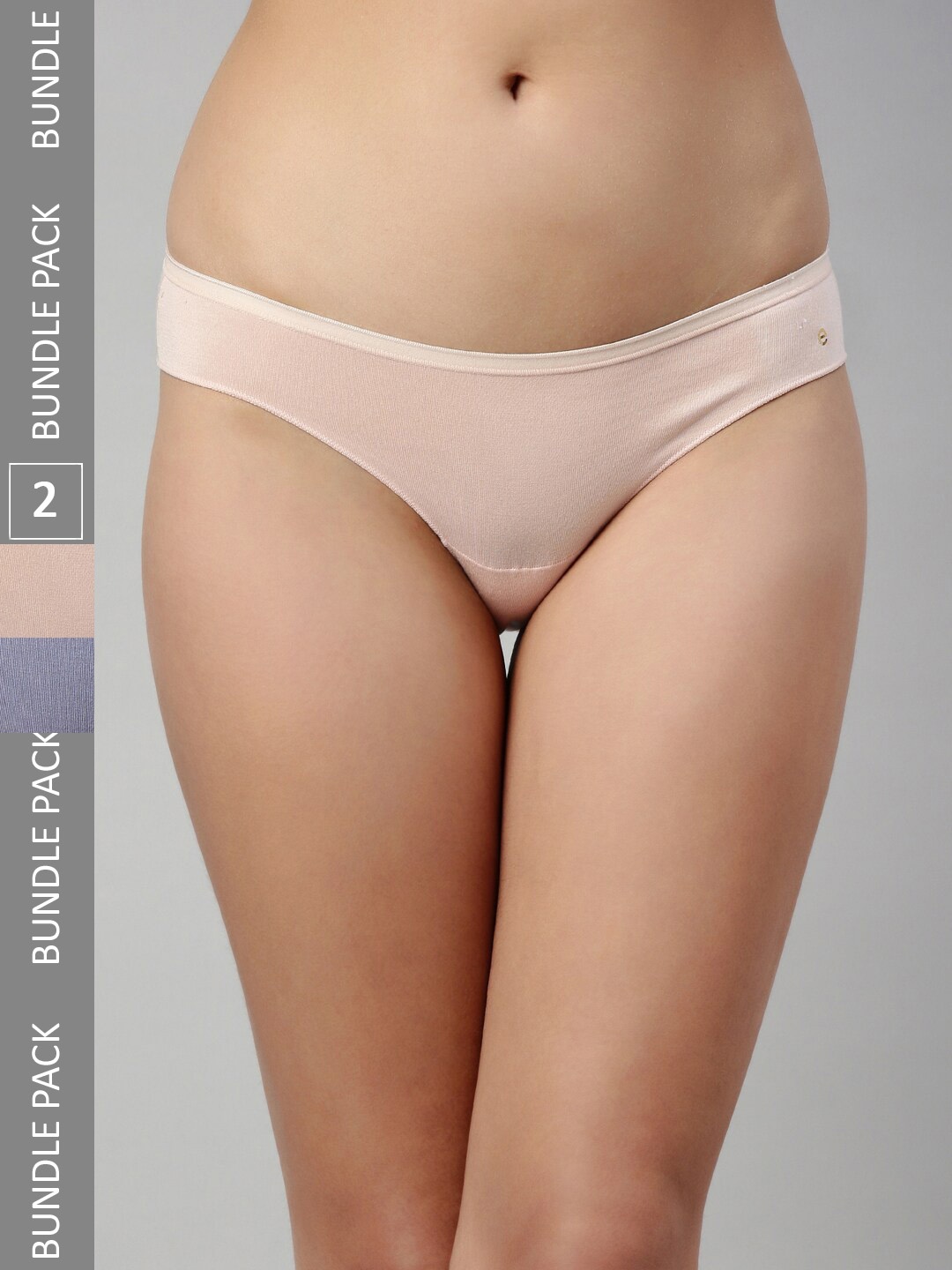

Enamor Pack Of 2 Mid Rise Hipster Briefs, Pink