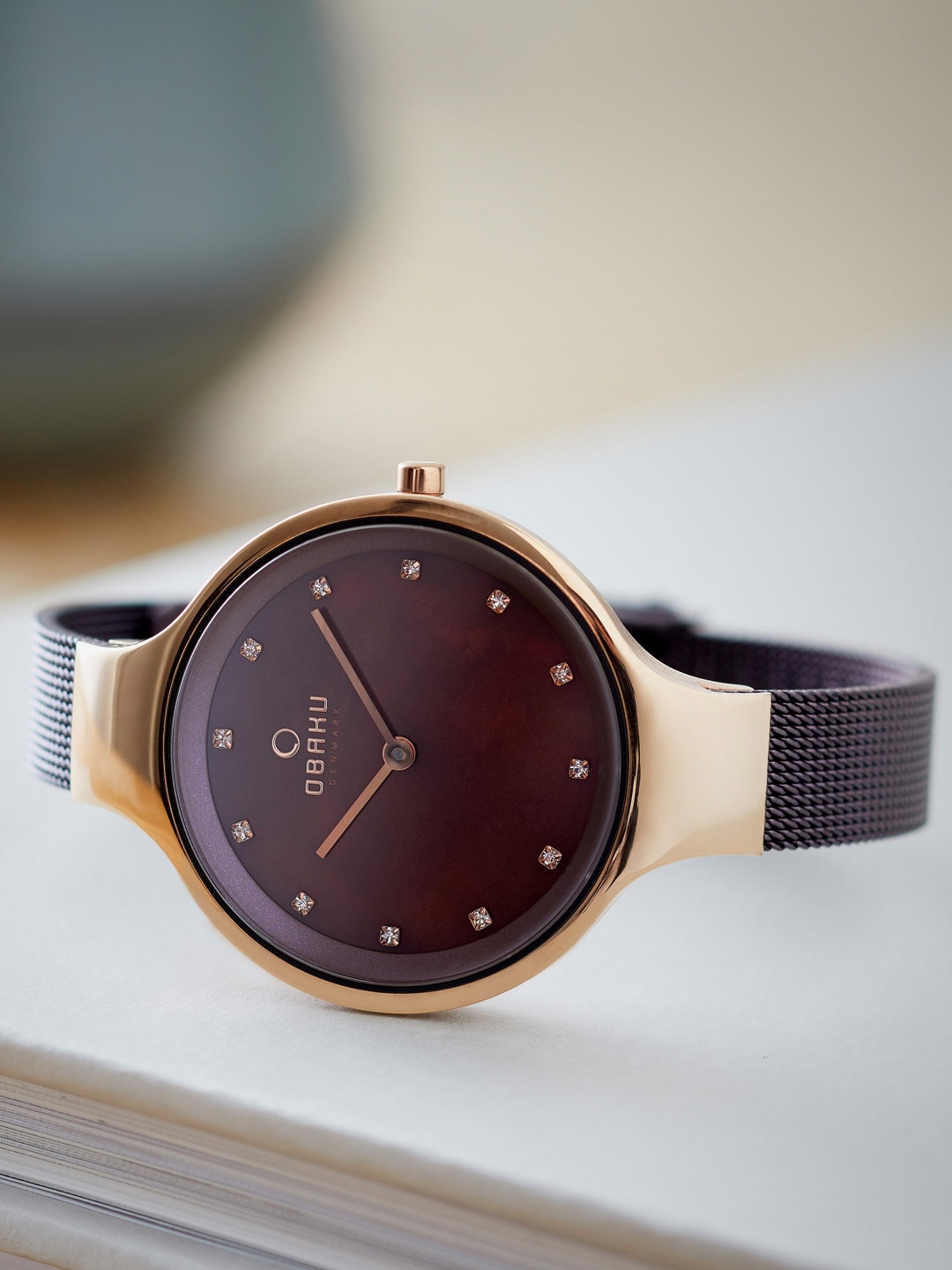 

Obaku Women Brown Analogue Watch V173LXVNMN