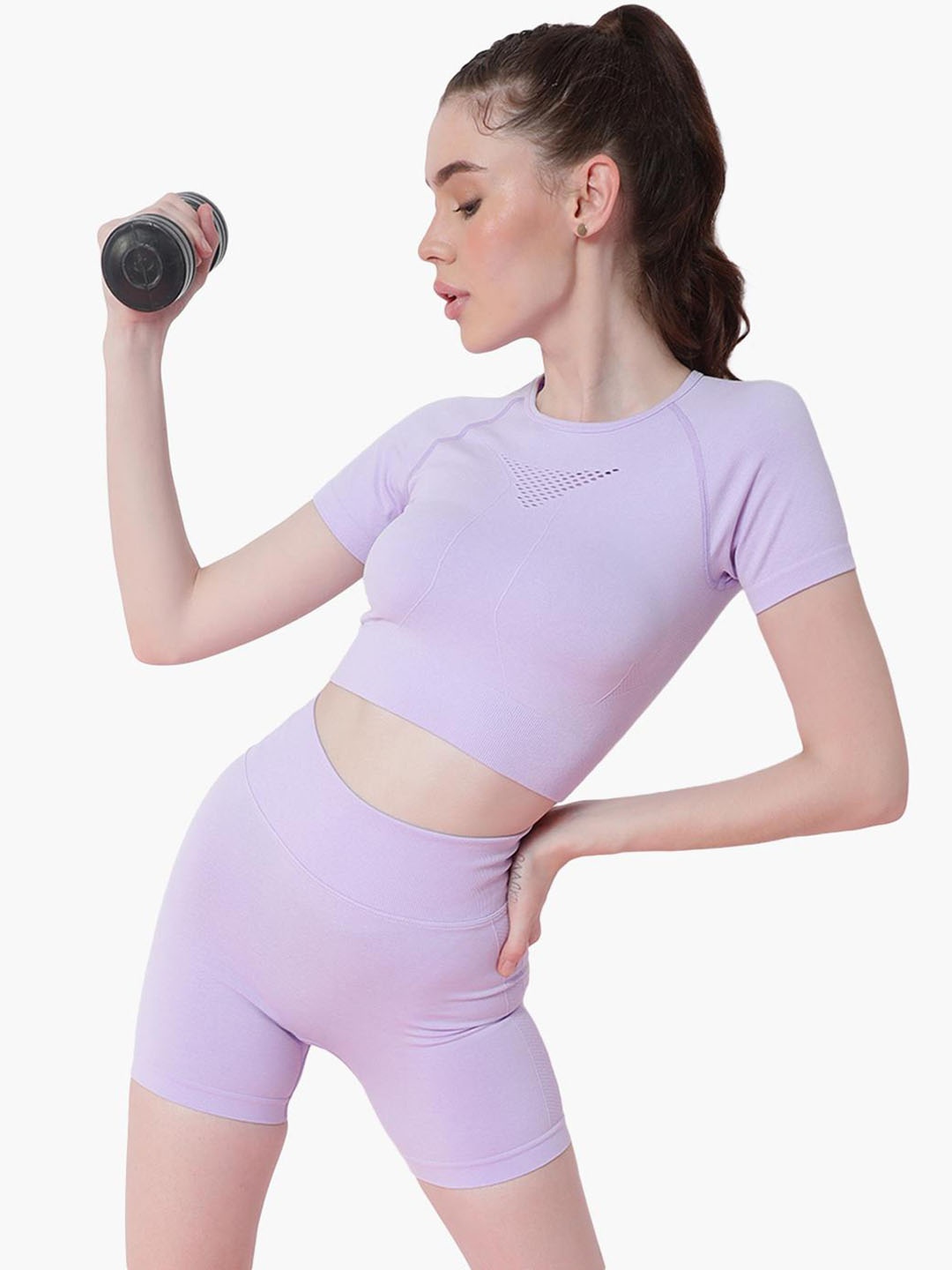 

Virgio Round Neck Short Sleeves Tracksuit, Purple