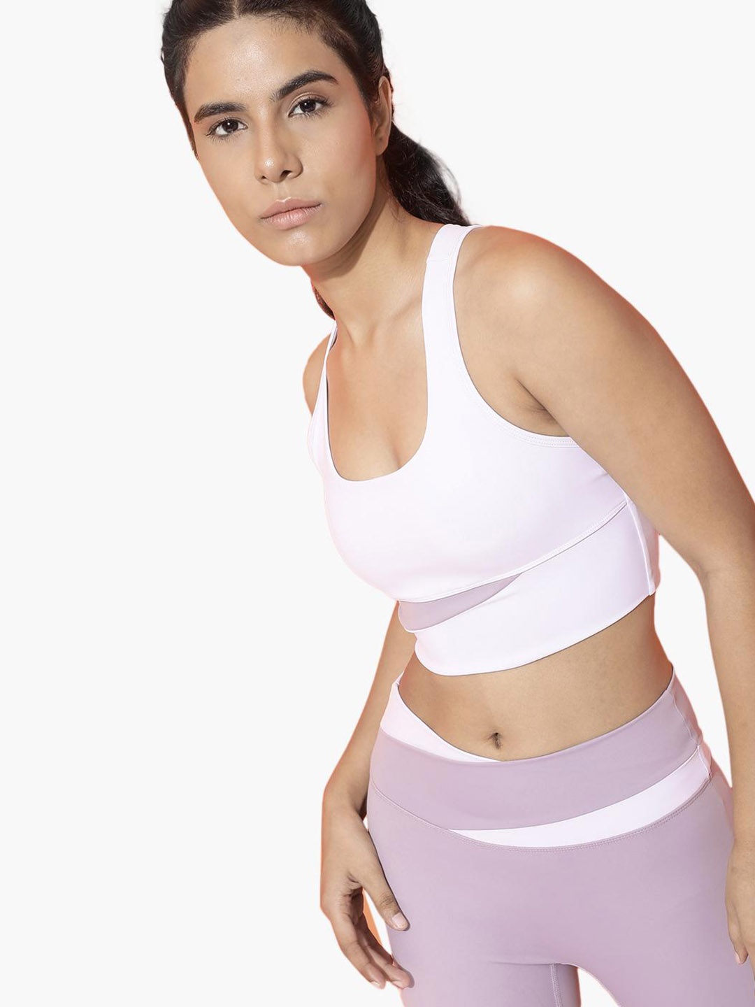 

Virgio Racer Back Top With Tights, Lavender