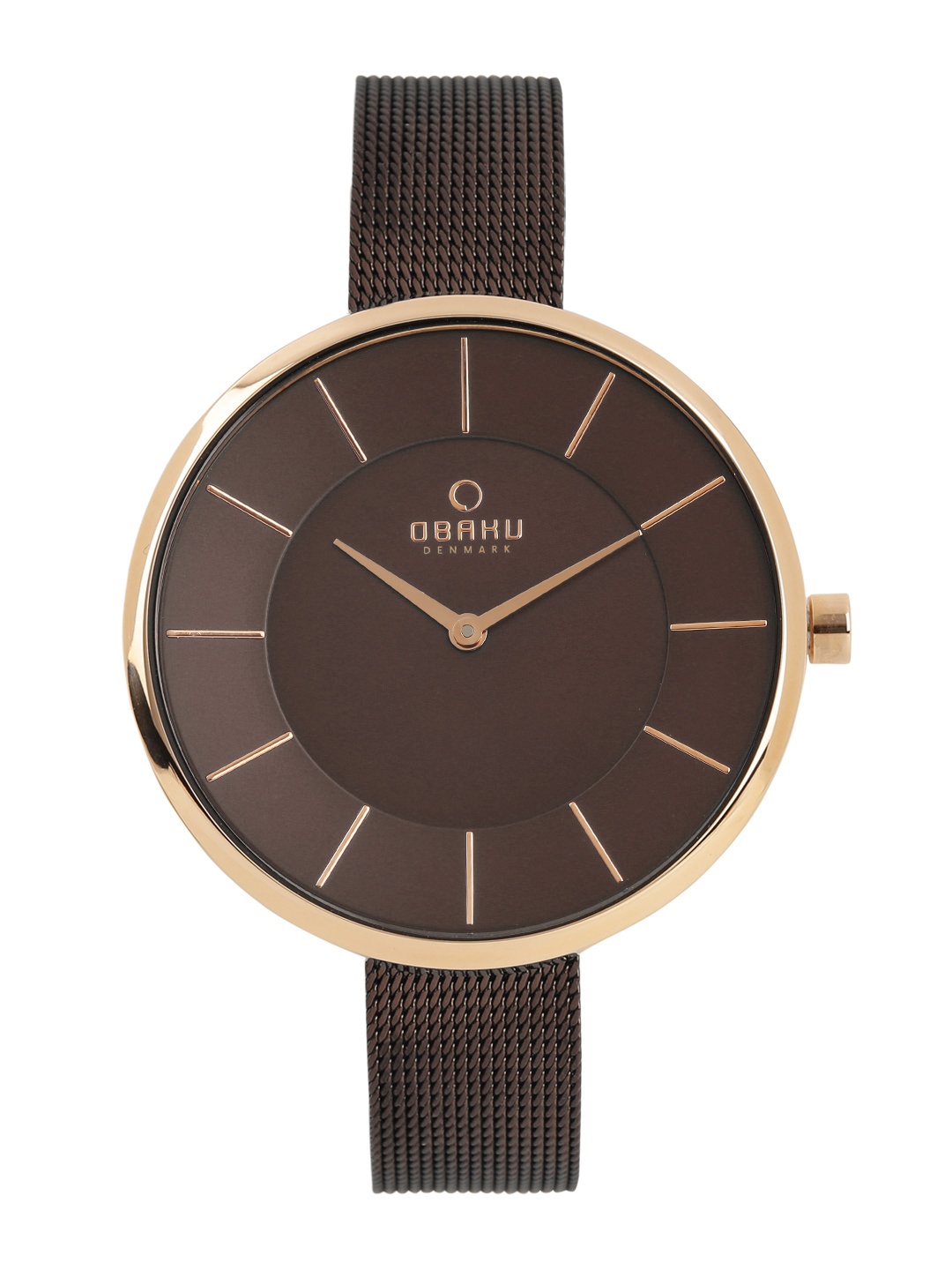 Obaku Women Brown Analogue Watch V185LXVNMN