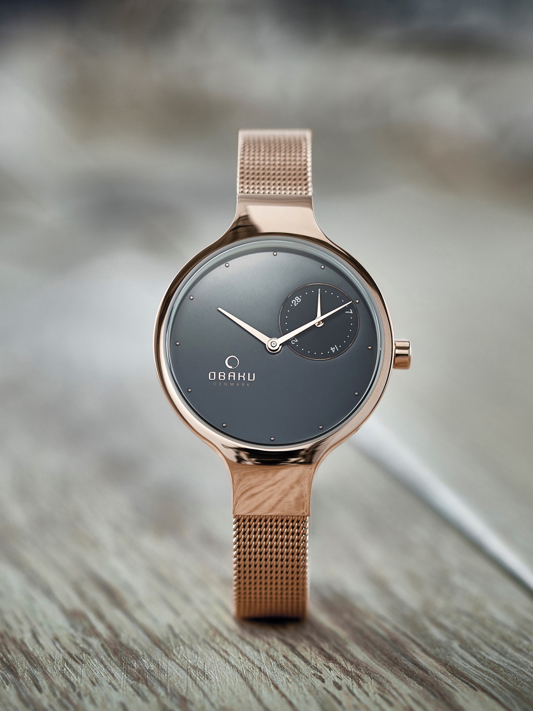 Obaku Women Rose Analogue Watch V201LDVJMV, Olive