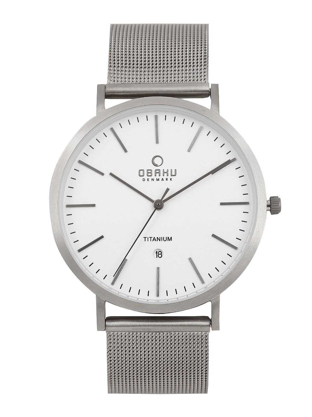

Obaku Men White HAVRE TITANIUM Analogue Watch V215GDTIMJ