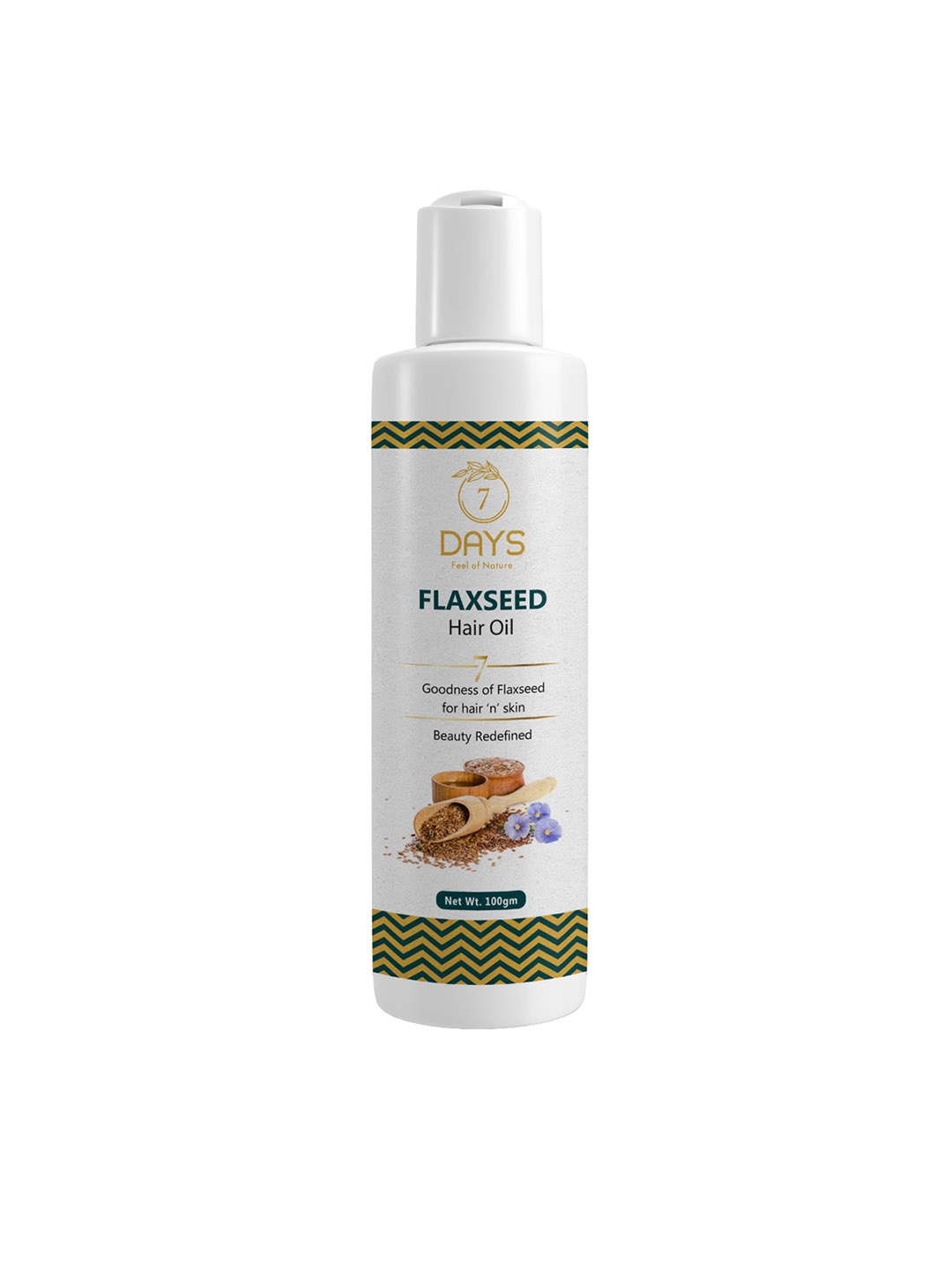 

7 DAYS Flax Seed Hair Oil - 100gm, White