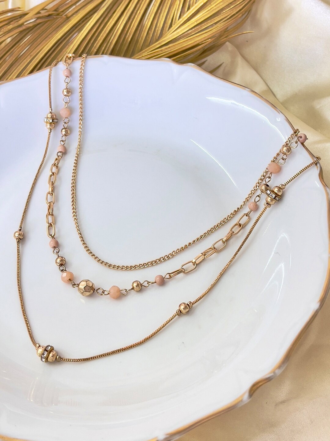 

Ayesha Layered Minimal Necklace, Gold