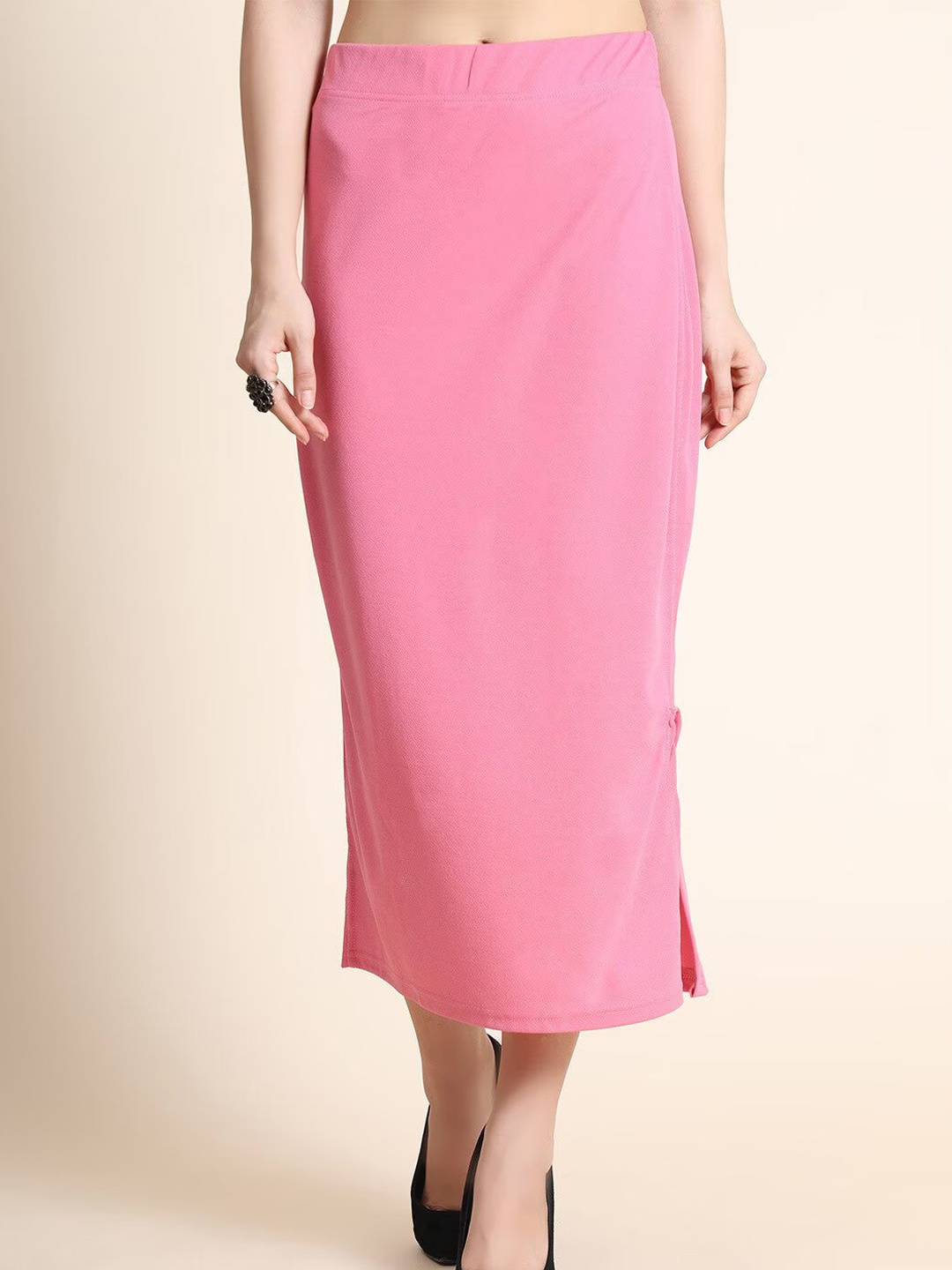 

KALINI High Rise Cotton Saree Shapewear, Pink