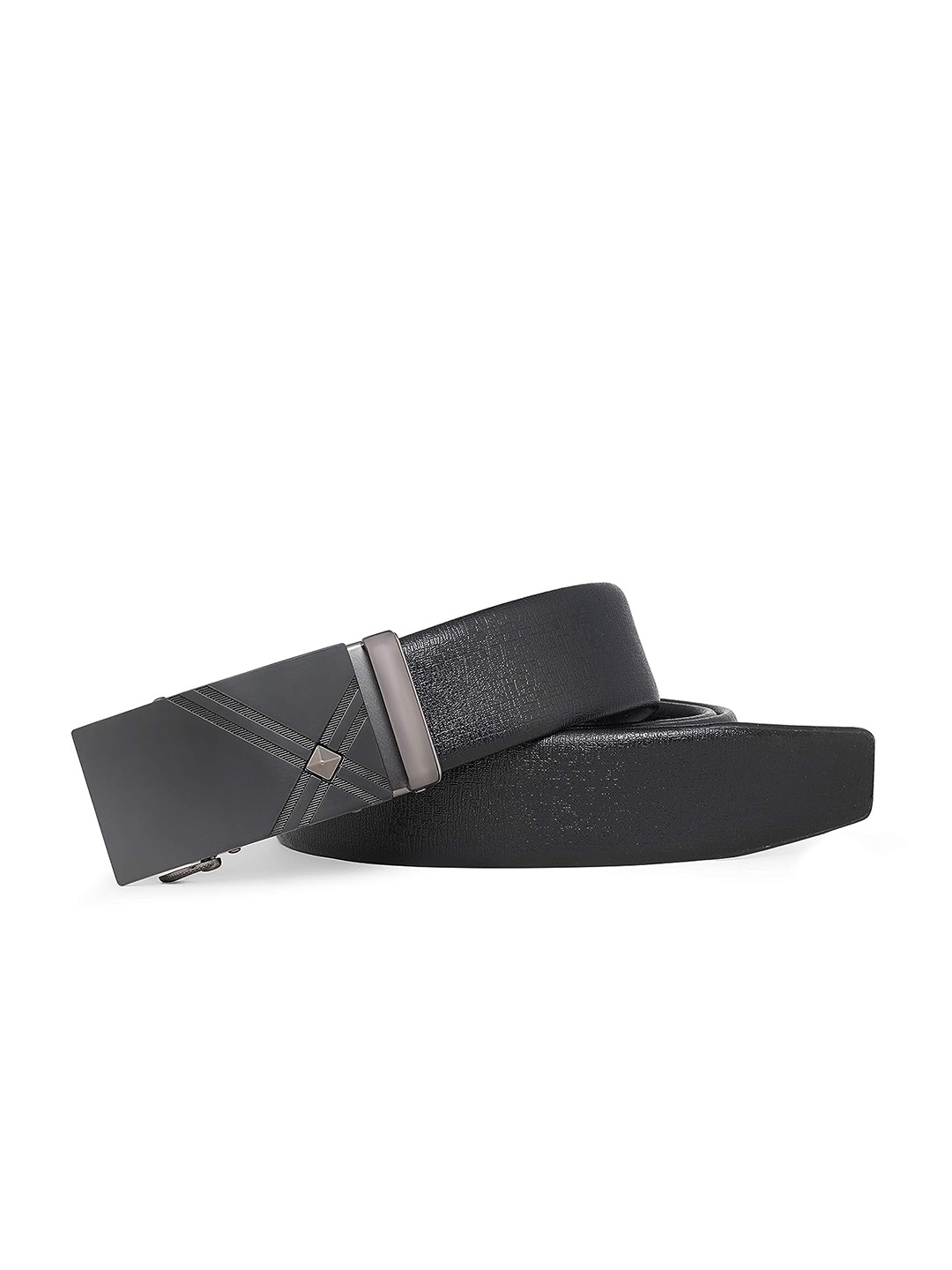 

Zacharias Men Slim Formal Belt, Black