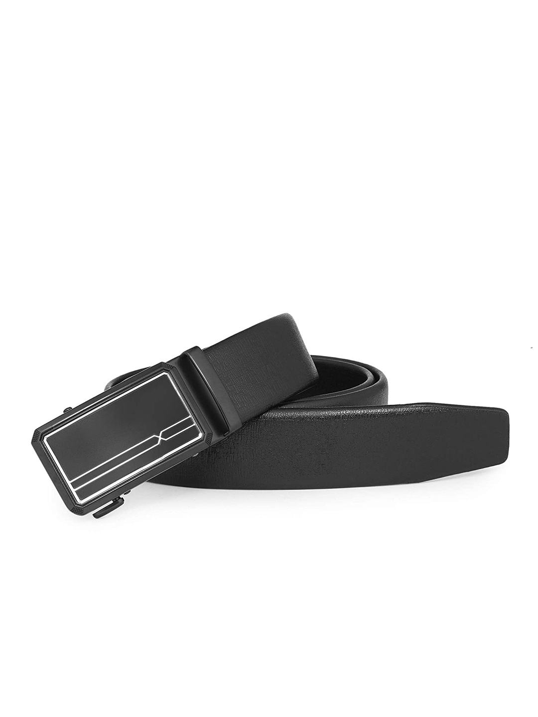 

Zacharias Men Textured Belt, Black